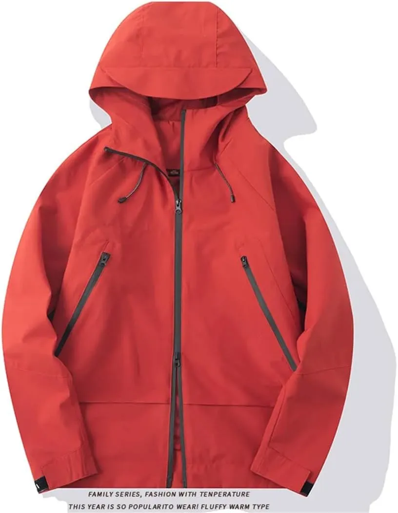 Men And Women Camping Outdoor Mountaineering Tour Windproof Storm Jacket