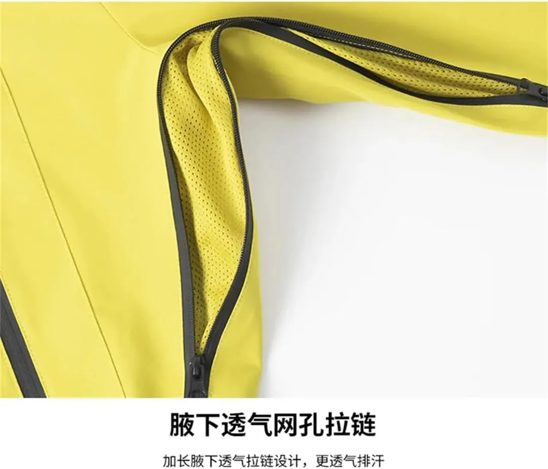 Men And Women Camping Outdoor Mountaineering Tour Windproof Storm Jacket