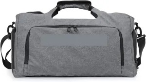 Men's and Women's Sports Travel Portable Ultralight Training Gym Bag Durable Multifunctional Outdoor Sports Handbag (Grey)
