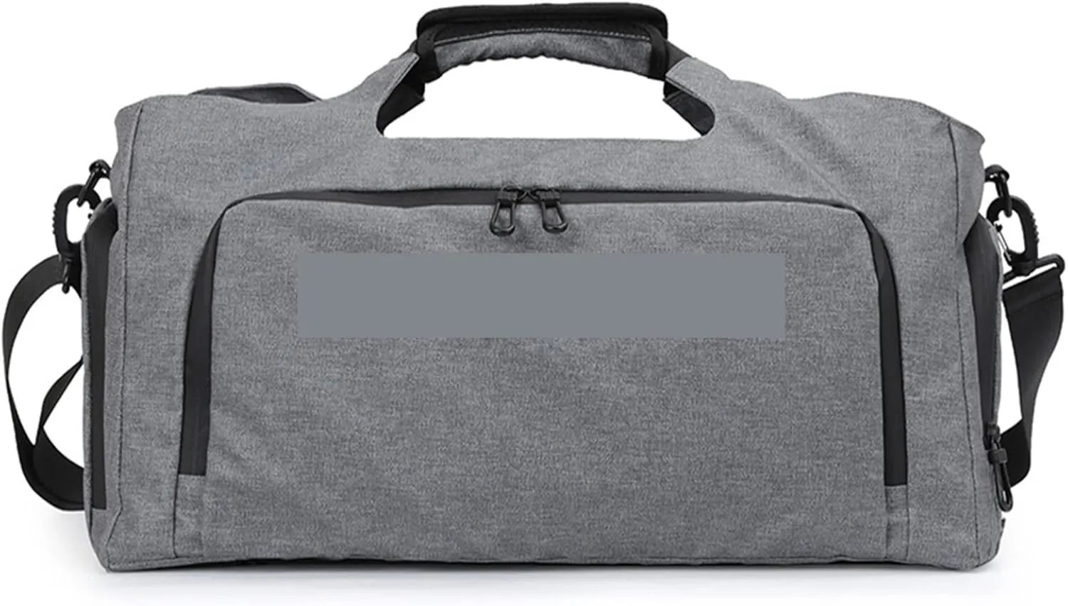Men's and Women's Sports Travel Portable Ultralight Training Gym Bag Durable Multifunctional Outdoor Sports Handbag (Grey)