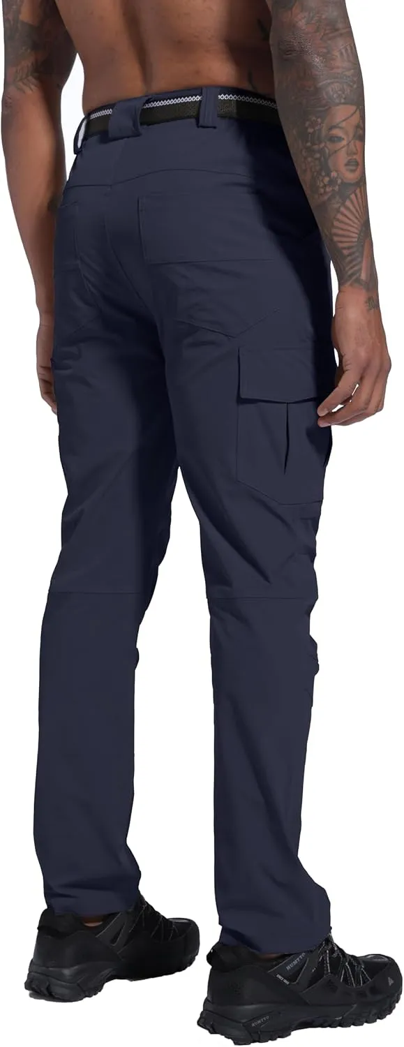 Men's Hiking Pants Quick-Dry Lightweight Waterproof Travel Outdoor Camping Hunting Fishing Work Cargo Pants