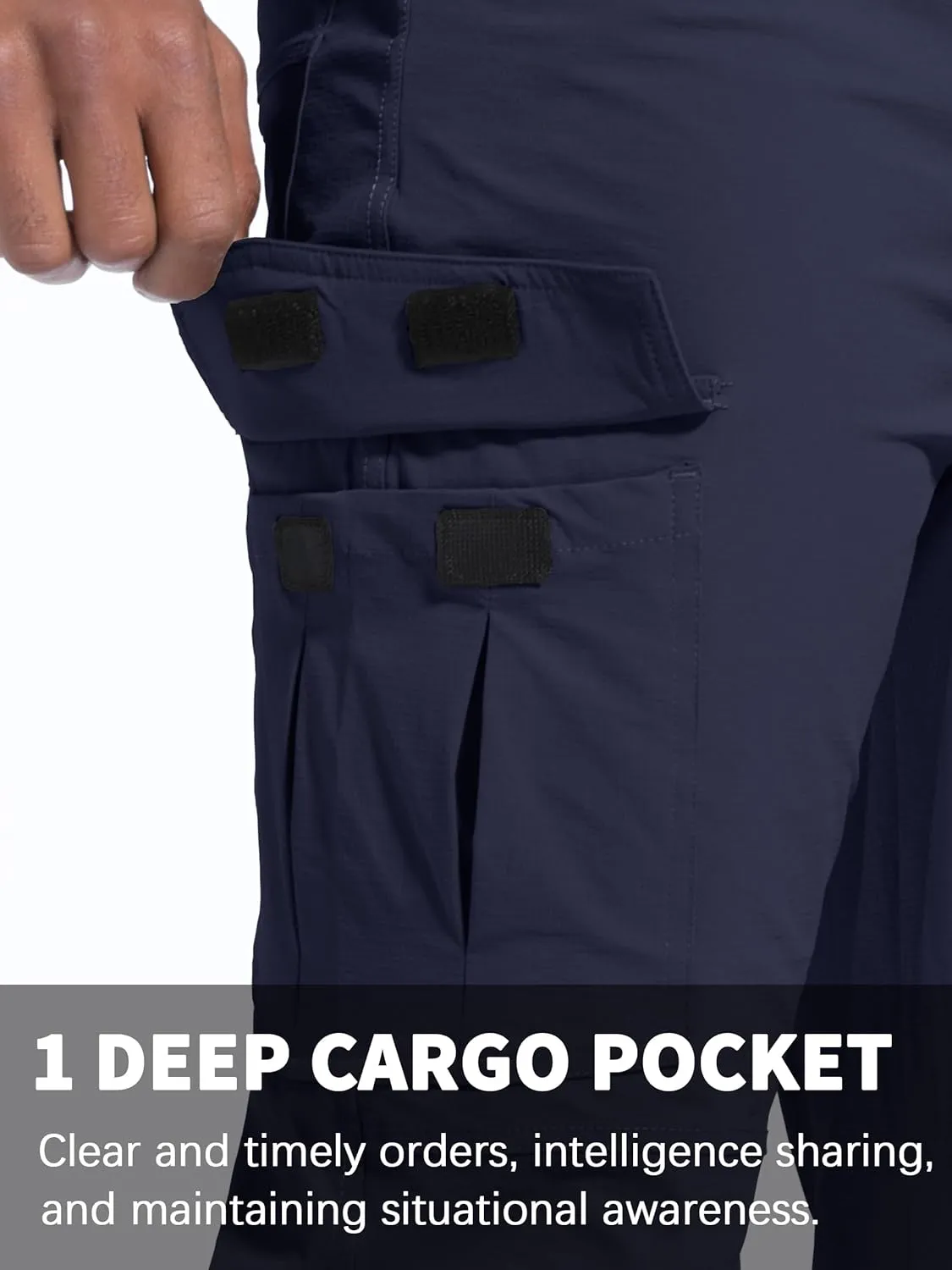 Men's Hiking Pants Quick-Dry Lightweight Waterproof Travel Outdoor Camping Hunting Fishing Work Cargo Pants