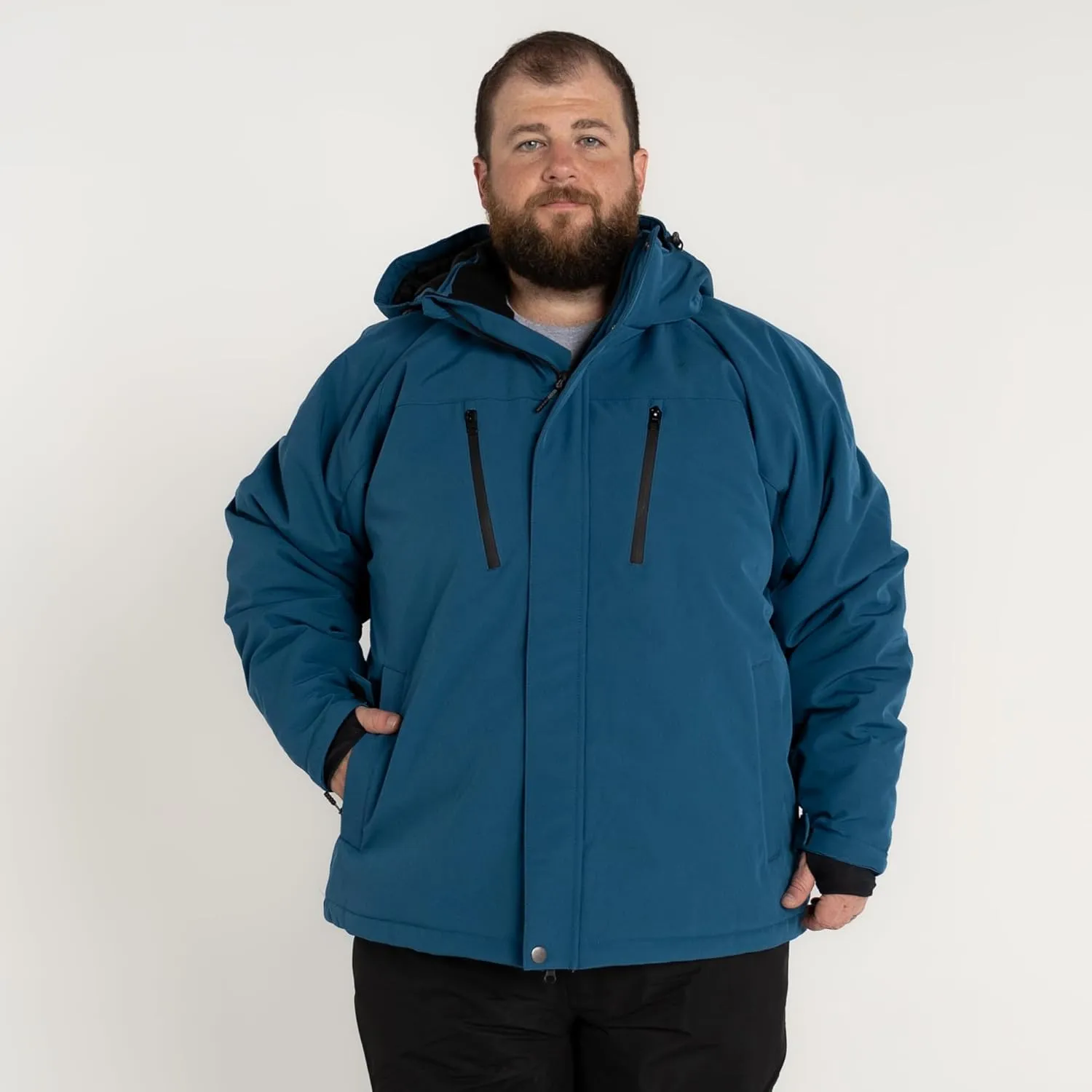 Mens Insulated Soft Shell Jacket Coat Big 2X-7X Siberian