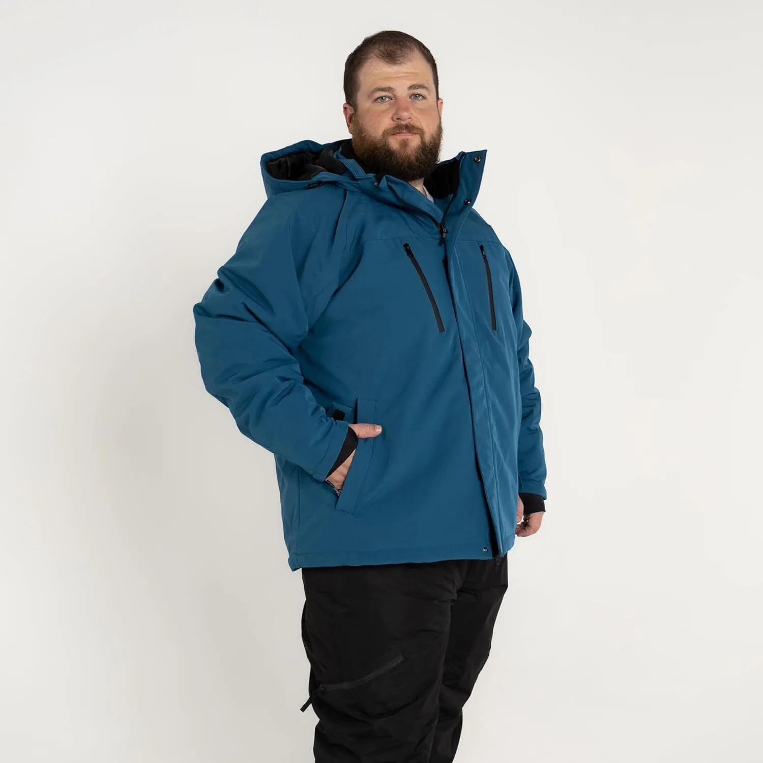 Mens Insulated Soft Shell Jacket Coat Big 2X-7X Siberian