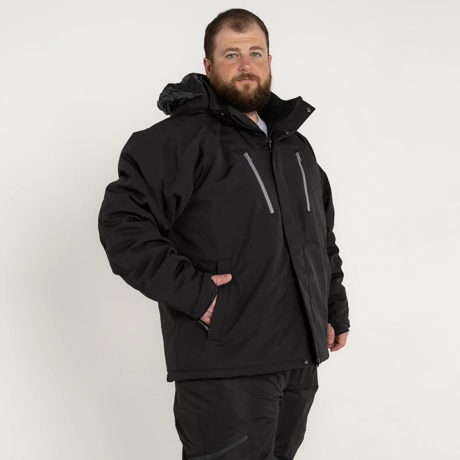 Mens Insulated Soft Shell Jacket Coat Big 2X-7X Siberian