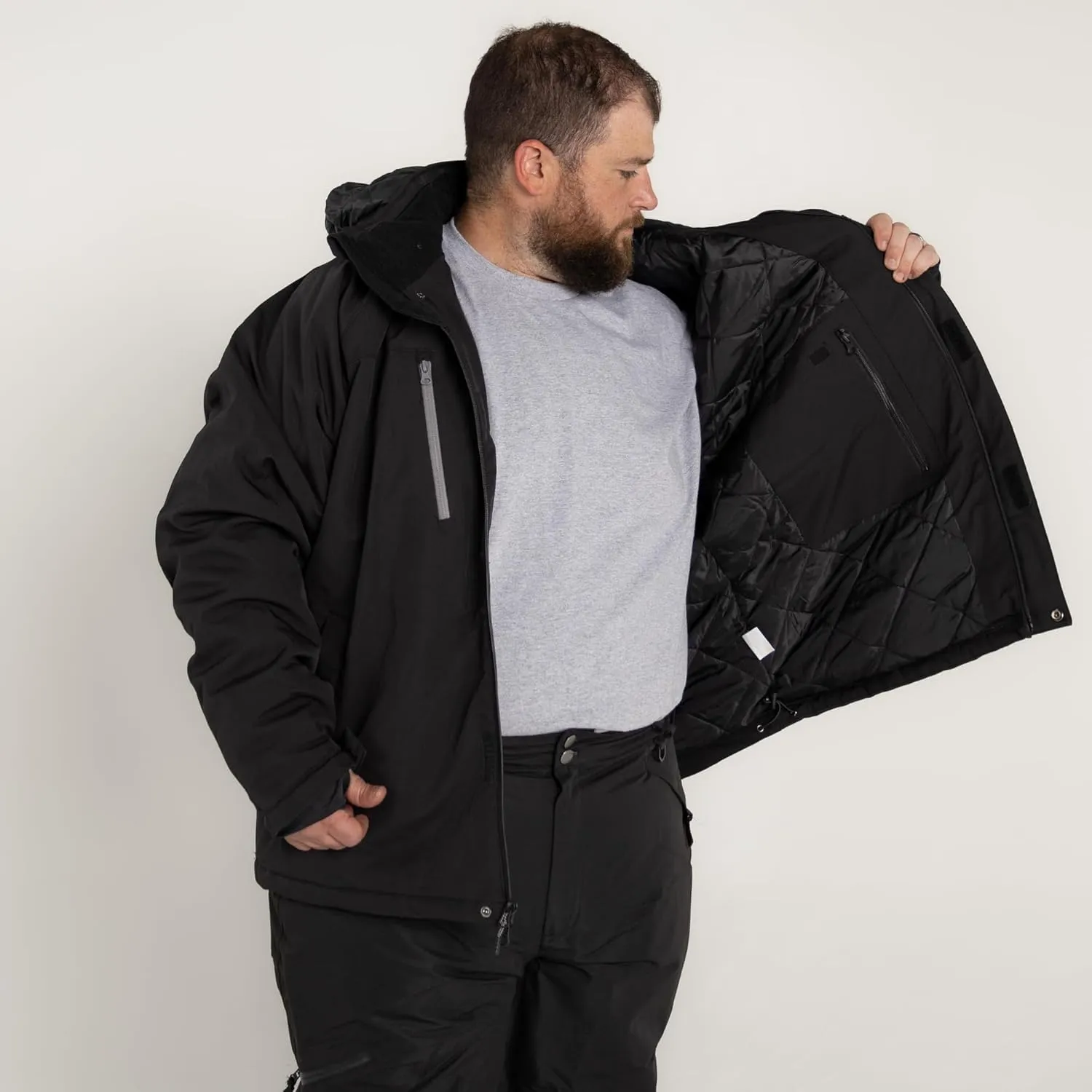 Mens Insulated Soft Shell Jacket Coat Big 2X-7X Siberian