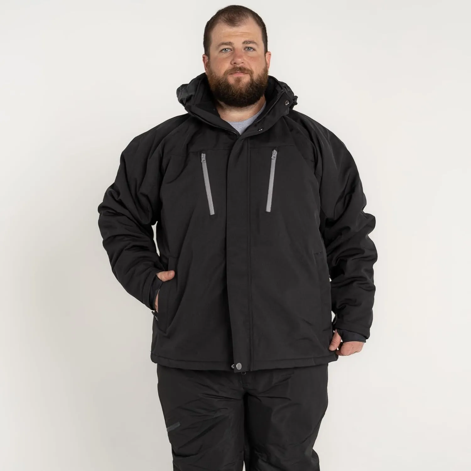 Mens Insulated Soft Shell Jacket Coat Big 2X-7X Siberian