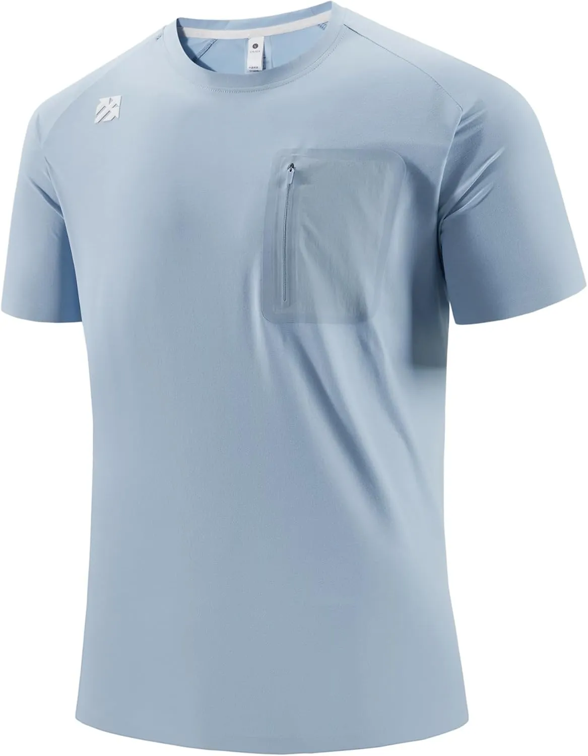 Mens Seamless Workout T-Shirts Lightweight Moisture Wicking Running Hiking Camping Tennis Pickleball Shirts for Men