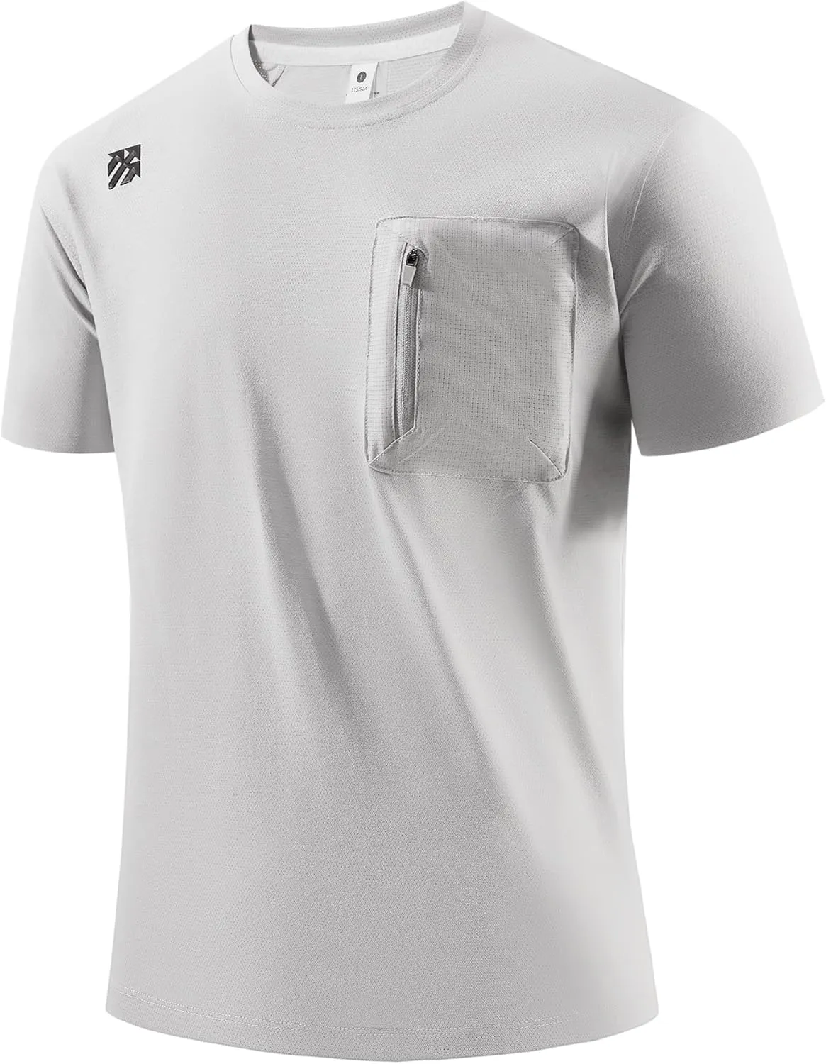 Mens Seamless Workout T-Shirts Lightweight Moisture Wicking Running Hiking Camping Tennis Pickleball Shirts for Men