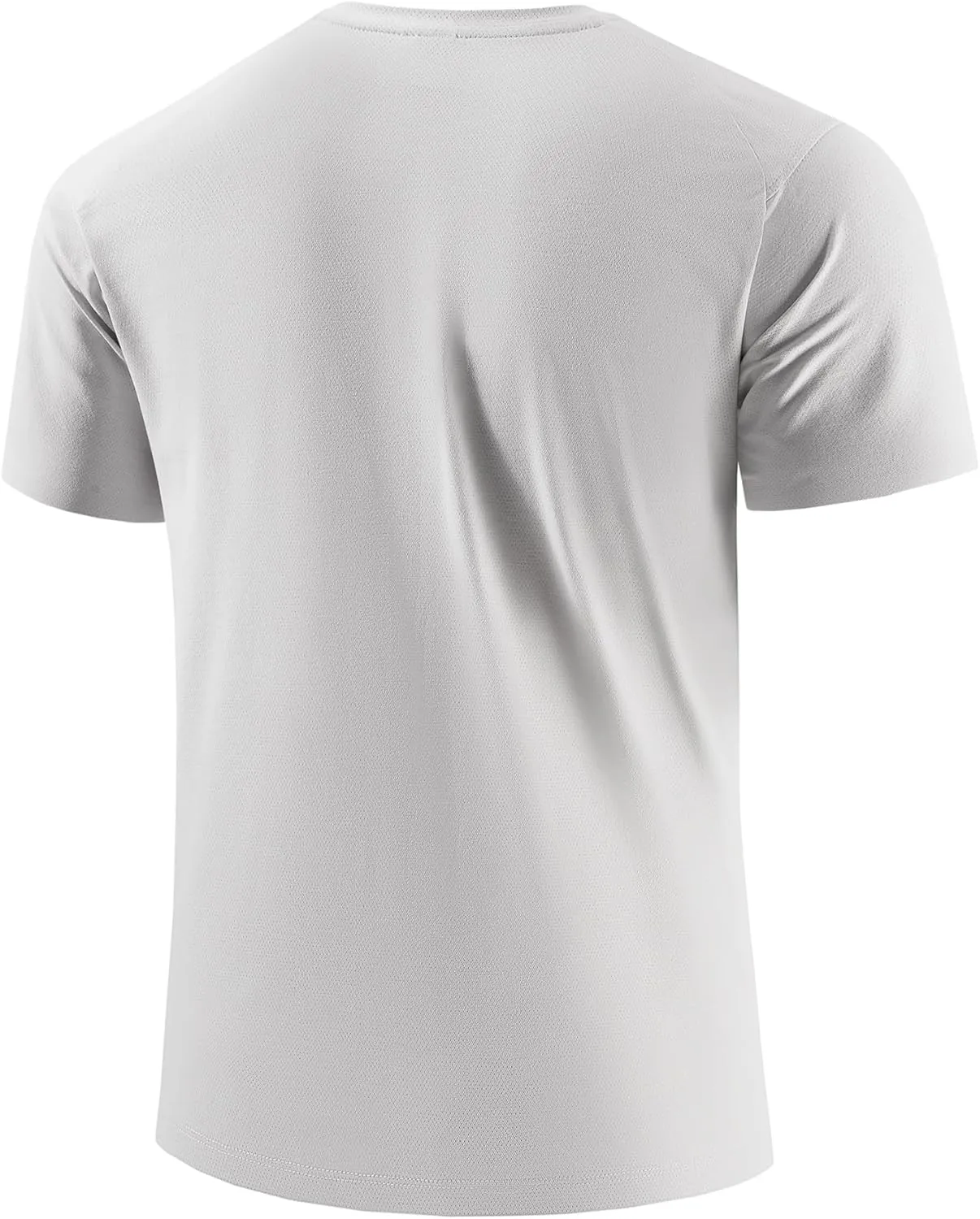 Mens Seamless Workout T-Shirts Lightweight Moisture Wicking Running Hiking Camping Tennis Pickleball Shirts for Men