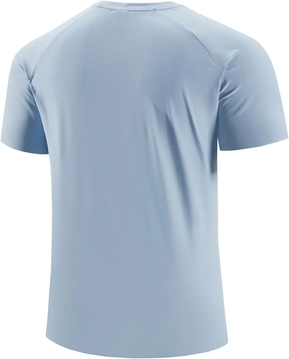 Mens Seamless Workout T-Shirts Lightweight Moisture Wicking Running Hiking Camping Tennis Pickleball Shirts for Men