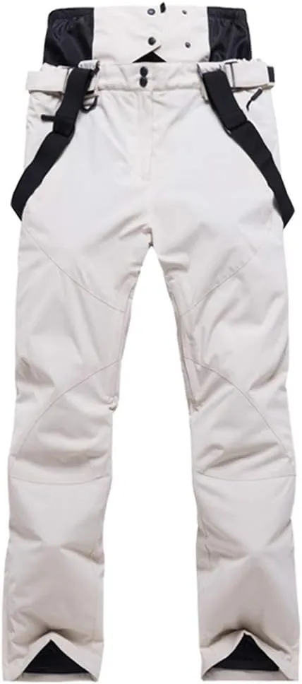 Mens Winter Ski Suit Two Piece Snow Suit Waterproof Ski Jacket and Pants Set Outdoor Snowboard Jacket