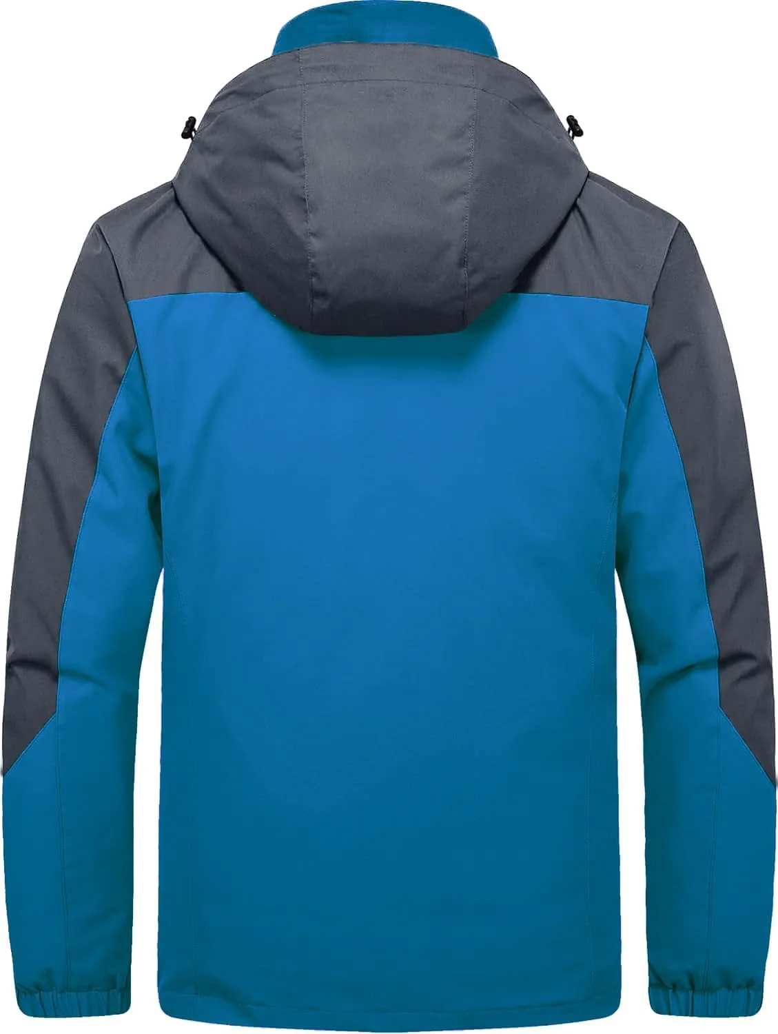 Mens Winter Skiing Jacket 3 in 1 Waterproof Warm Snow Fleece Lining Coat Hooded Windproof Jacket S-6XL