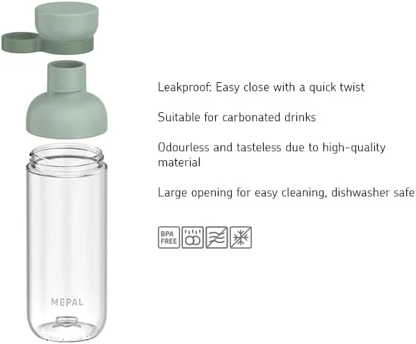 Mepal Water Bottle Vita 900 ml, Vivid Blue
