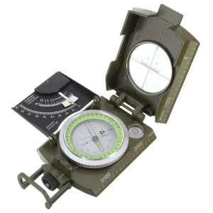 Metal Sighting Compass Clinometer Camping