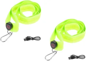 Mikikit Luminous Cross Shoulder Straps Running Belt with Light Shoulder Belt LED Lights LED Belt Running LED