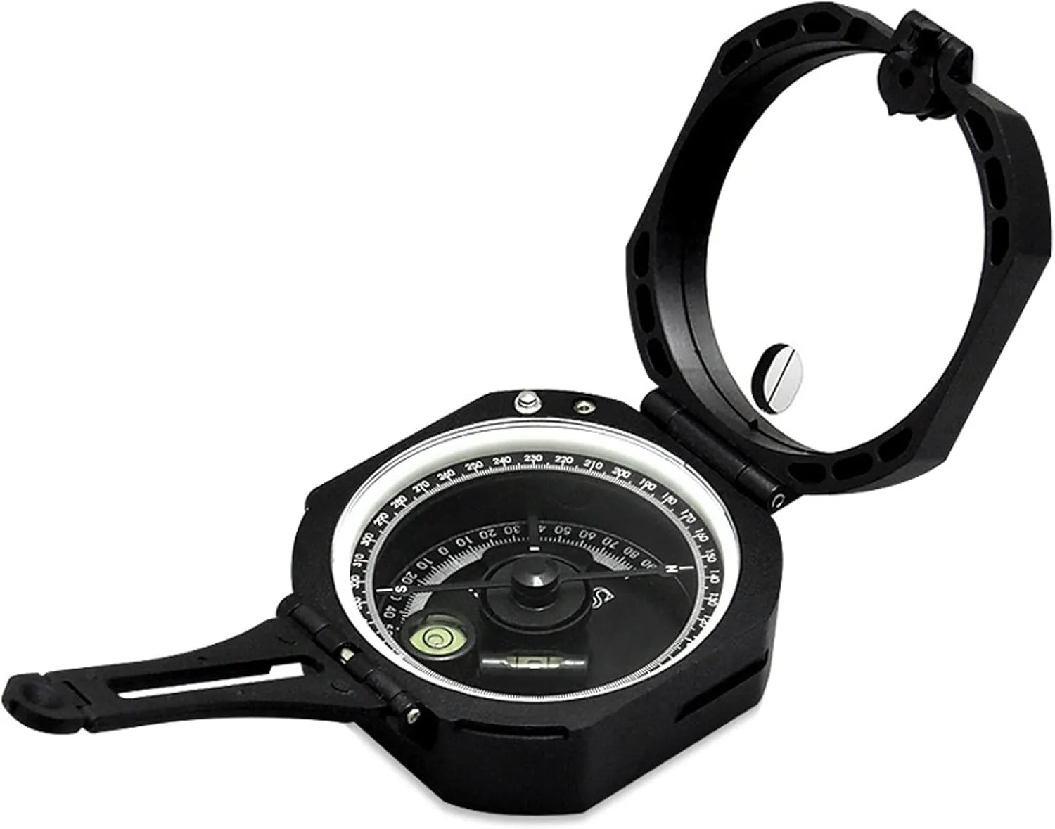 Military Sighting Compass, Backpacking Survival Camping Compass Compact Handheld Compass with Declination with Carry Bag, Waterproof Boy Scout for Camping Hiking Hunting Outdoor