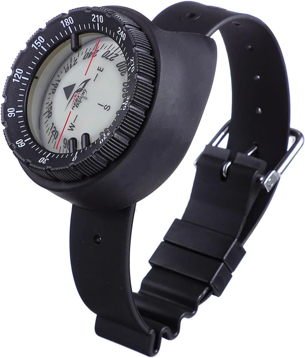 Mini Compass Outdoor Camping Hiking Watch Wristband Compass for Scuba Diving Gear