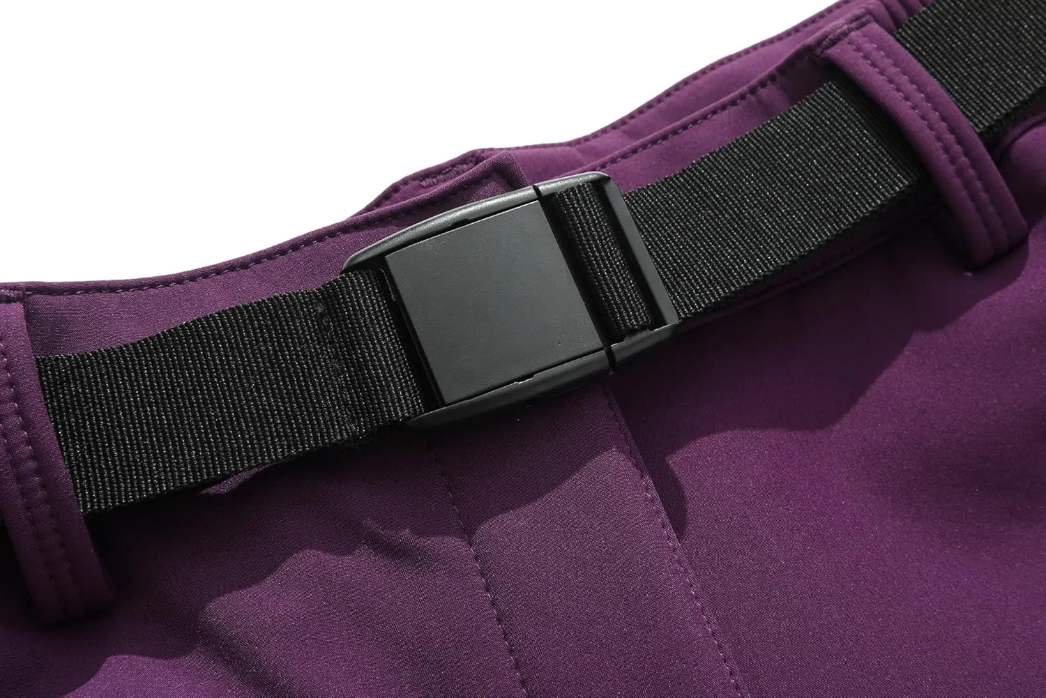 MOERDENG Women's Insulated Snow Ski Pants Waterproof Softshell Pants Fleece Lined Winter Warm Hiking Pants