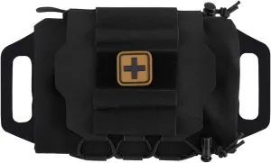Molle Medical IFAK First Aid Pouch Empty for Duty Belt Micro Mini EMT Pouch Trauma Kit Med Roll Carrier Hypalon Handle Two-Piece System