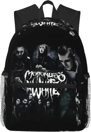 Motionless Rock In White Casual Backpack Large Lightweight Travel Bag Classic Laptop Daypack for Men Women Backpack