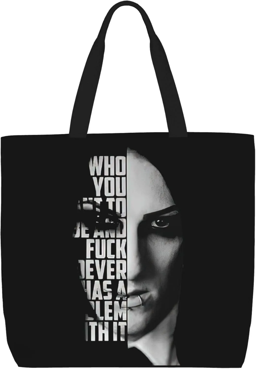 Motionless Rock In White Tote Bag for Women Lightweight Large Tote Bag Shoulder Bag Handbag for Travel Work Gym