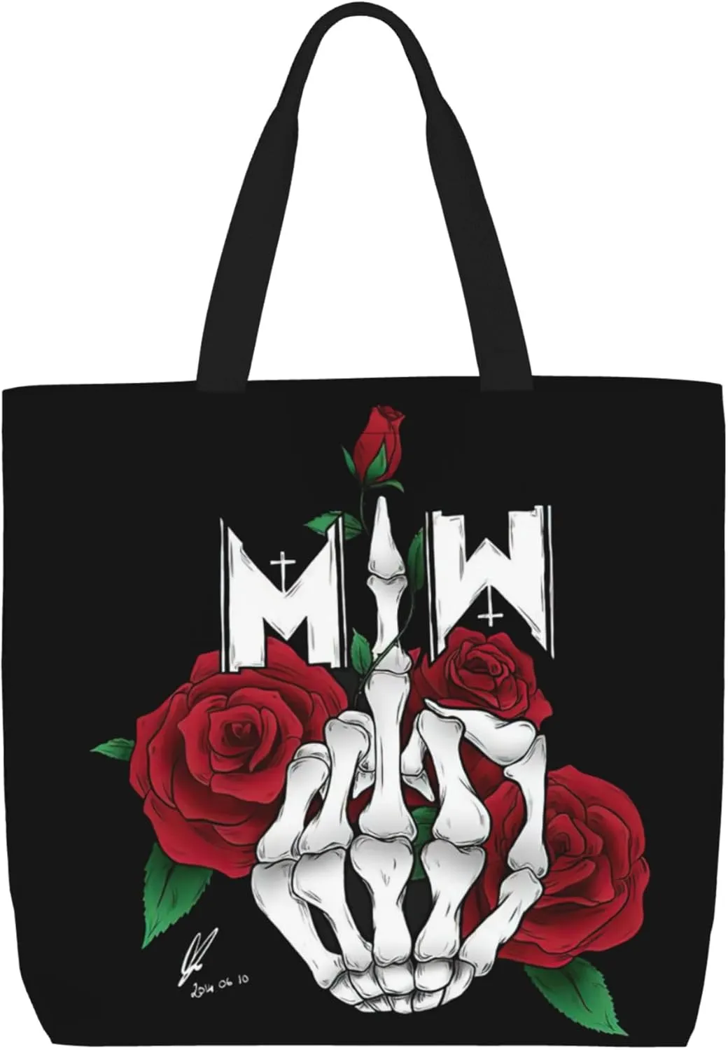 Motionless Rock In White Tote Bag for Women Lightweight Large Tote Bag Shoulder Bag Handbag for Travel Work Gym