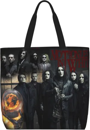 Motionless Rock In White Tote Bag for Women Lightweight Large Tote Bag Shoulder Bag Handbag for Travel Work Gym