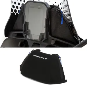 Motorcycle Cockpit Bag Fits for Ducati Desert X 2024 2023 2022 Waterproof Headbag Storage Bag Travel Bag-Black