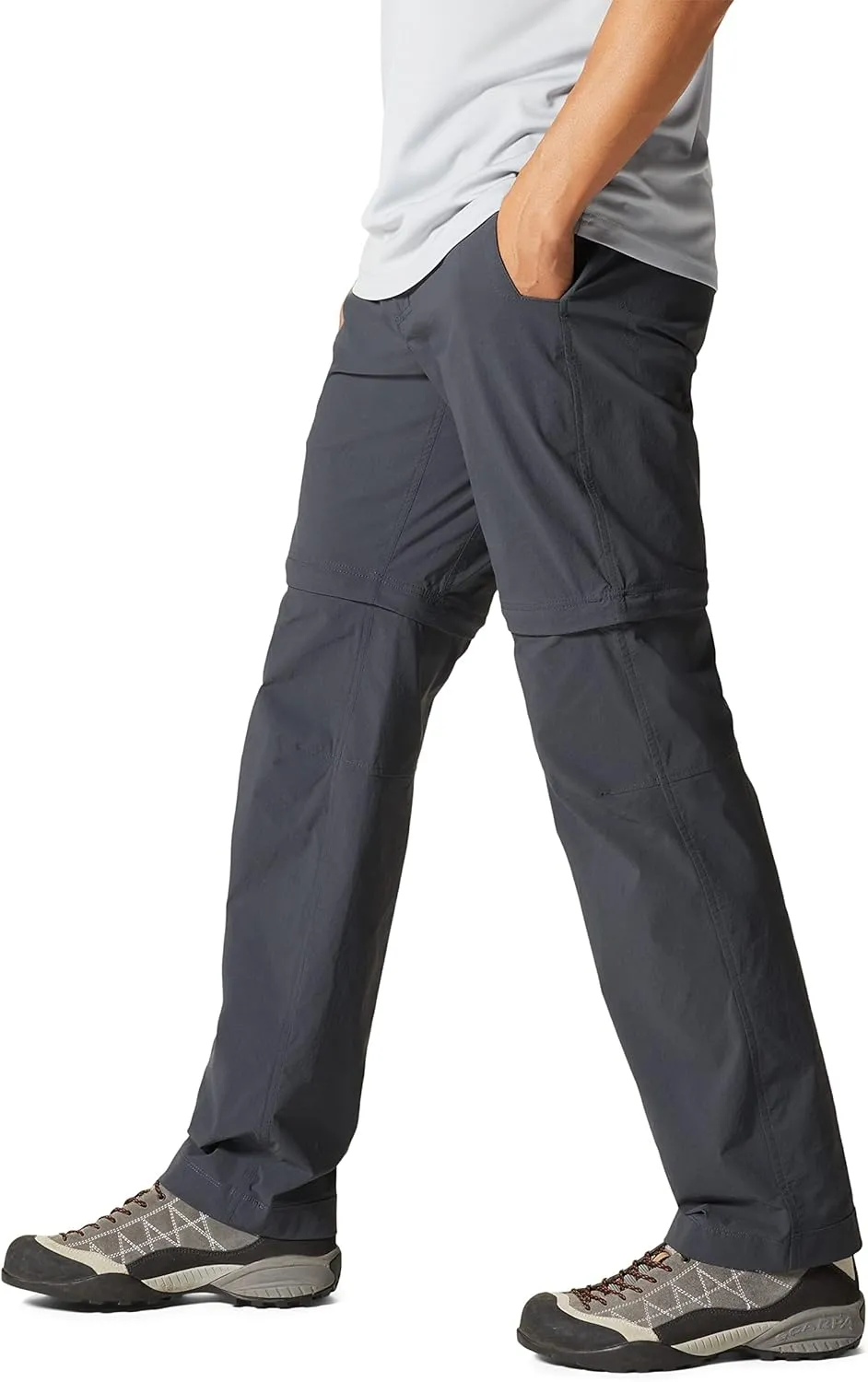 Mountain Hardwear Men's Basin Trek Convertible Pant for Camping, Hiking, and Backpacking | Water-Resistant and Lightweight