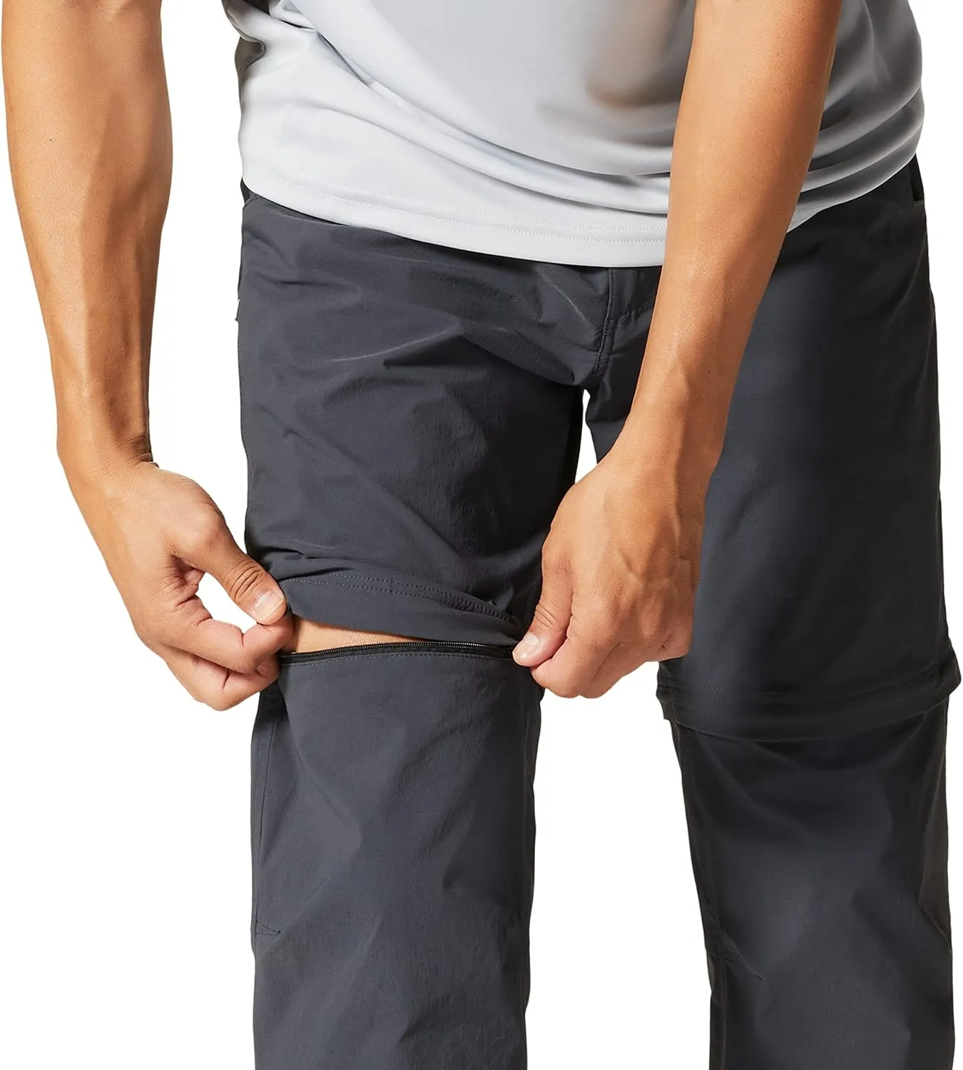 Mountain Hardwear Men's Basin Trek Convertible Pant for Camping, Hiking, and Backpacking | Water-Resistant and Lightweight