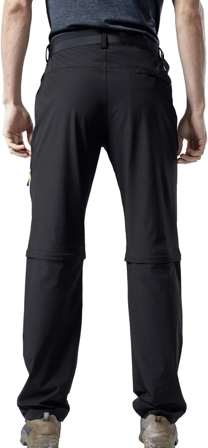 Mr.Stream Men's Walking Windproof Breathable Camping Quick Drying Outdoor Convertible Hiking Pants