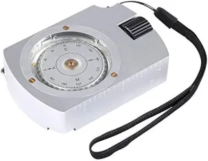Multi Functional Survival Compass Camping Hiking Compass Map Measurer Distance Calculator Metal Professional Compass