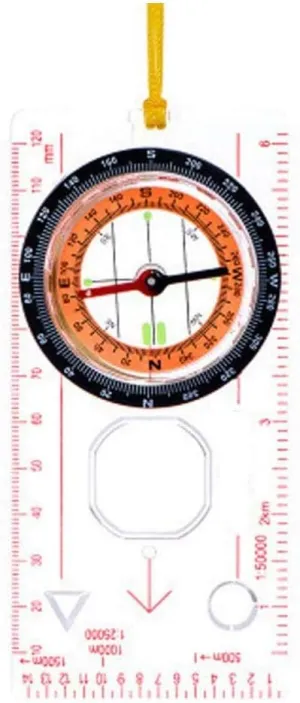 Multifunction Compass, Navigation Compass for Map Reading, for Orienteering and Survival Mountaineering or Hiking