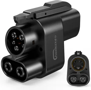 NACS to CCS1 Adapter for Tesla Supercharger V3 & V4-500A 1000V Fast Charging Compatible with Ford/General Motors/Genesis/Hyundai/Lucid/Mercedes-Benz/Nissan/Polestar/Rivian/Volvo