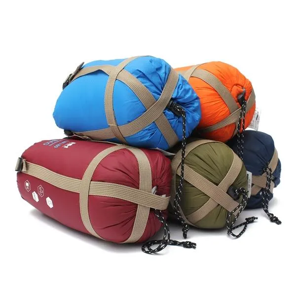 NatureHike Camping Traveling Gadgets 190 x 75cm 360D Nylon Sleeping Bag with Compression Sack Army Green