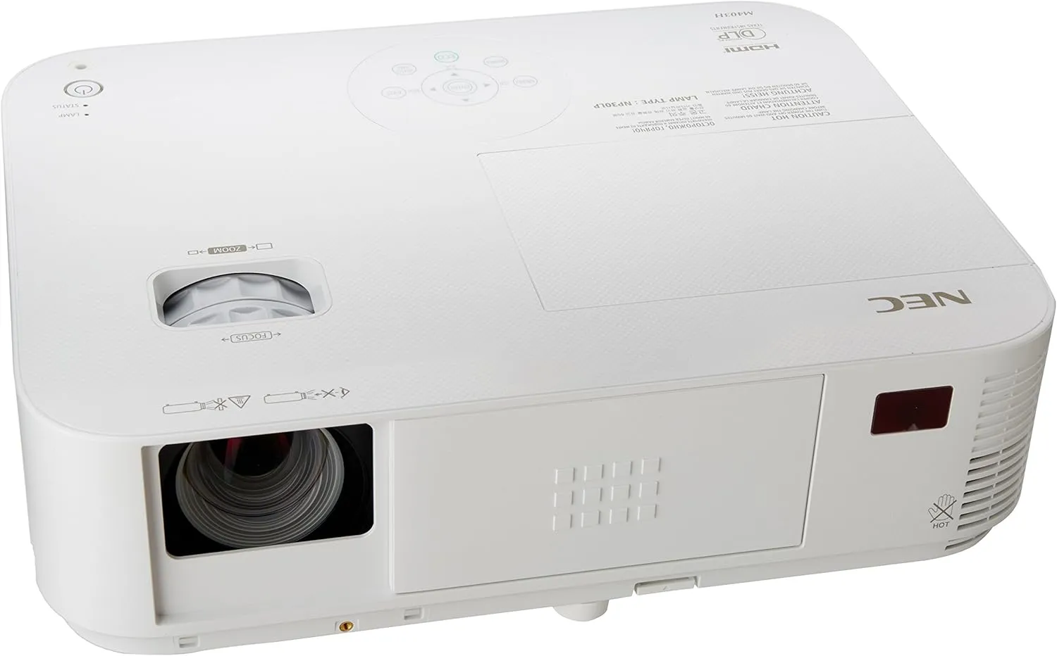 NEC, EOL, Refer to Part # NP-ME382U, 1080P, DLP, 4000 Lumen Projector W/10,000:1