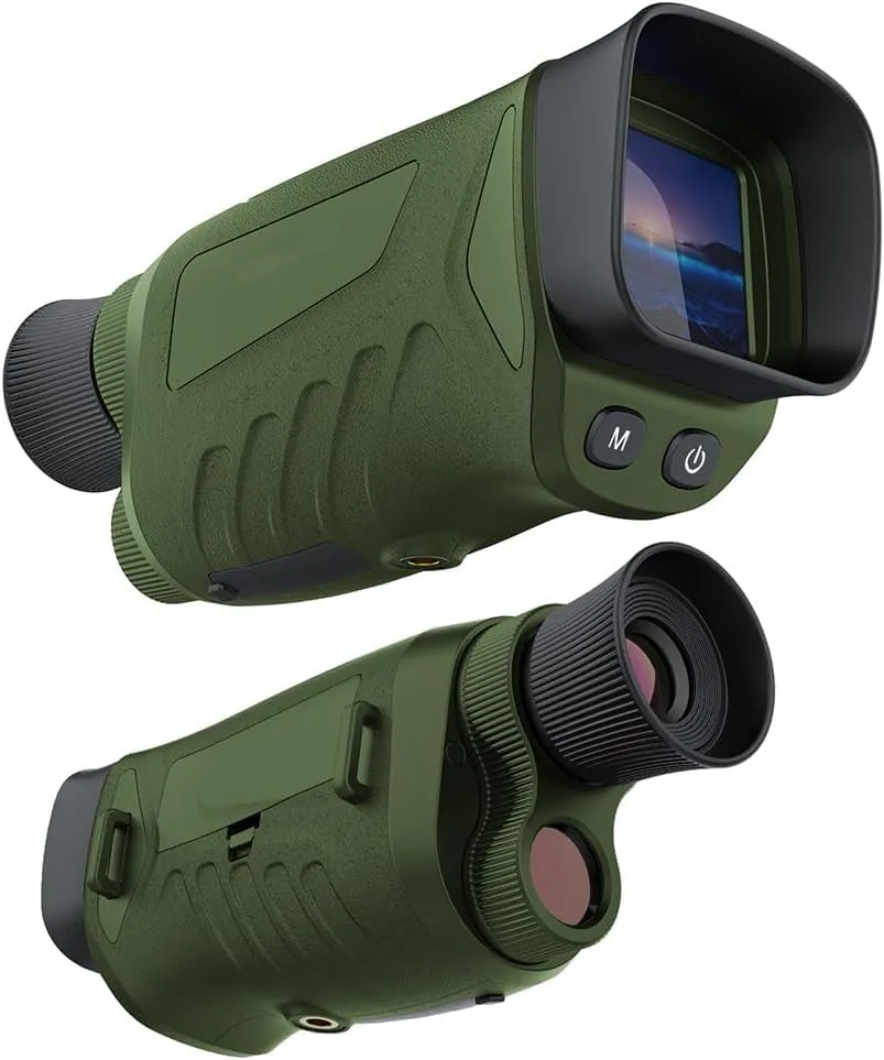 Night Vision Goggles -2.5K & 48MP Digital Infrared Night Vision Binoculars for Adults Night Vision Scope with 8X Digital Zoom Digital Infrared Monoculars for 100% Darkness for Travel Camping, Huntin