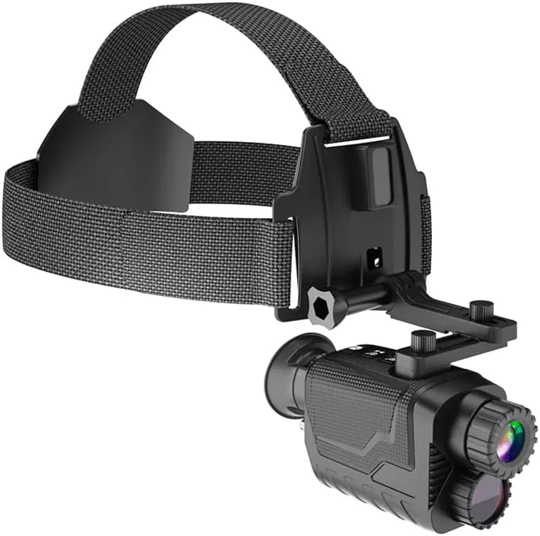 Night Vision Monocular, 4K HD Infrared IP54 Waterproof Night Vision with 8X Digital Zoom Built-in 3000mAh Lithium Battery for Camping Hiking