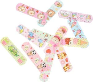 NOLITOY Injured Patches for Boys and Girls Play 120pcs Cartoon Bandages Breathable Waterproof First Aid Supplies