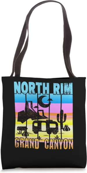 North Rim Grand Canyon Camping Tote Bag
