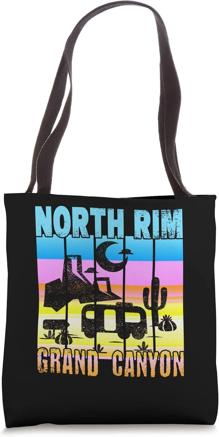 North Rim Grand Canyon Camping Tote Bag