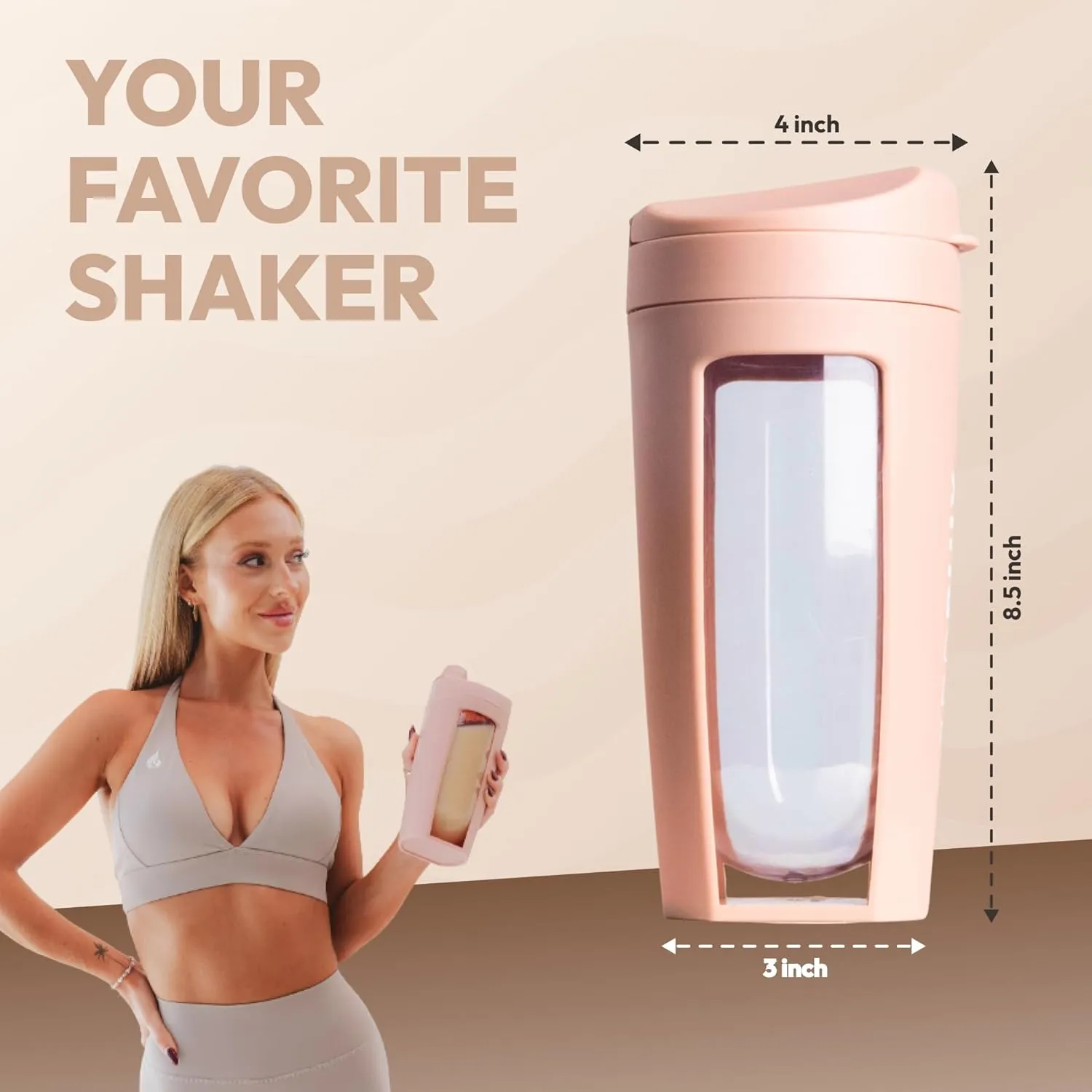 Odor-Free Fitness Bottle Flip Lid – Leakproof, Eco-Friendly, Easy Clean, Multi-Use Hydration Bottle – White, Chrome Rose Gold, Pink, Purple, Beige (White, Pack of 2)