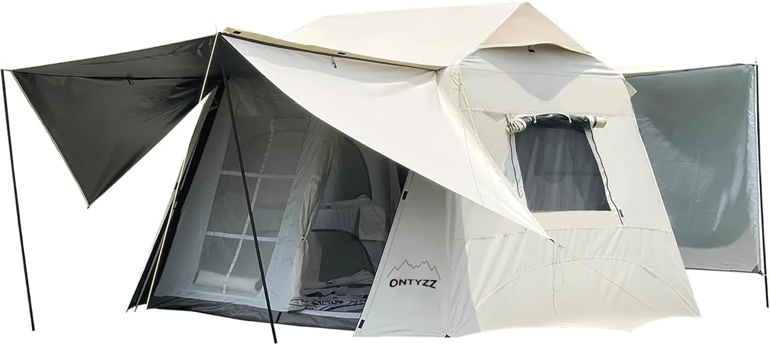 ONTYZZ Large Waterproof Tents Family Tent for Camping Hiking Outdoor Picnic