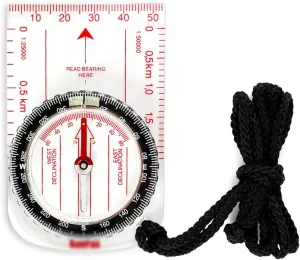 Orienteering Cross-Country Ruler Pointing to The North Needle, Measuring Length, Measuring Distance, Map Positioning, Basic Positioning