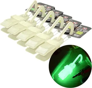 OUROBOROS Luminous Clip Glow in The Dark, Heavy Duty Clips, Tarp Clips, for Camping, Hiking
