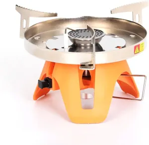 Outdoor Camping Metal Stoves Portable Picnic Barbecue Furnace Windproof Integrated Outdoor Cooking Accessory