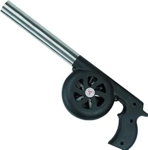 Outdoor Cooking BBQ Fan Air Blower,Mini Hand Crank Fan Air Blower Grill Picnic Camping Stove Accessories for Barbecue Fire Bellows Hand Crank Tool (Extended)