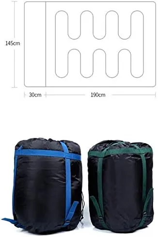 Outdoor Double Sleeping Bag Splicable Envelope Spring and Autumn Camping Hiking Portable Cotton Sleeping Bags 2.2m*1.45m