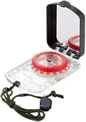 Outdoor Portable Compass, Waterproof and Shakeproof Compass, Luminous Design, Basic Positioning, Measuring Azimuth Camping and Hiking Durable，Provide Accurate Direction Help, Easy to Carry